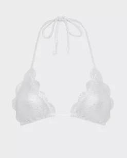 Srebrny top od bikini Broadway