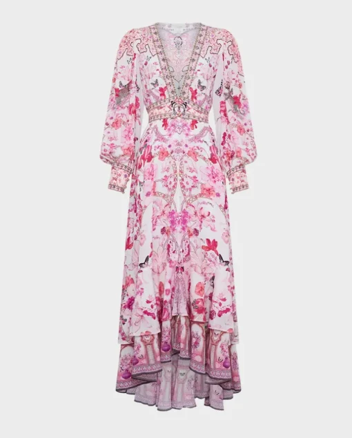 Sukienka maxi w kwiaty