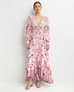 Sukienka maxi w kwiaty