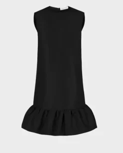 Sukienka mini Peplum z falbaną