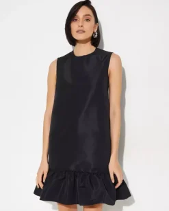 Sukienka mini Peplum z falbaną