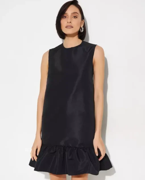 Sukienka mini Peplum z falbaną