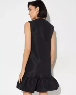 Sukienka mini Peplum z falbaną