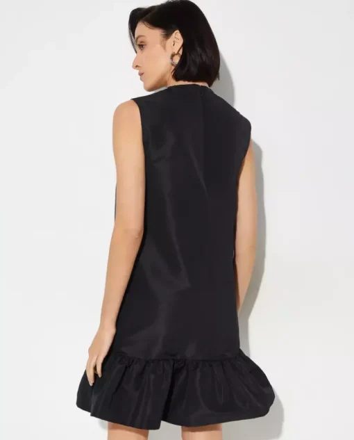 Sukienka mini Peplum z falbaną