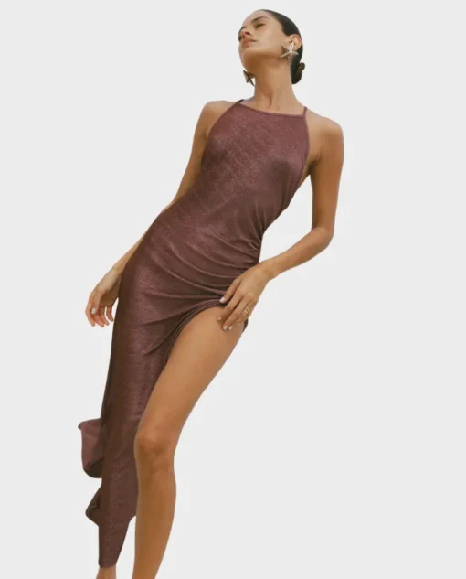 Sukienka Sienna Metallic Plum