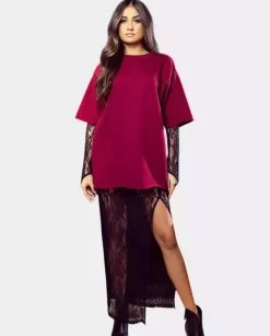 Sukienka Velvet Lace Harmony