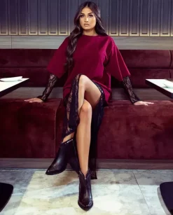 Sukienka Velvet Lace Harmony