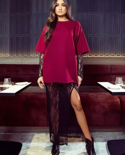 Sukienka Velvet Lace Harmony