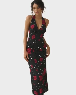 Sukienka w kwiaty Daphne Midnight Dream