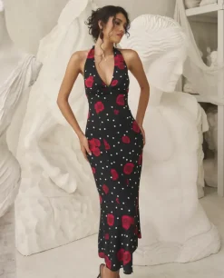 Sukienka w kwiaty Daphne Midnight Dream