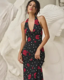 Sukienka w kwiaty Daphne Midnight Dream