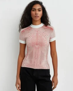 Sweter z krótkim rękawem