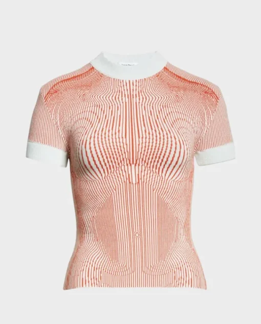 Sweter z krótkim rękawem