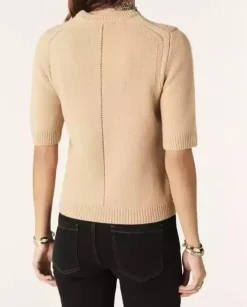 Sweter z krótkim rękawem Cachma