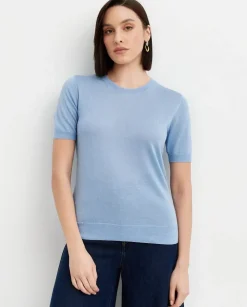 Sweter z krótkim rękawem LINFA25