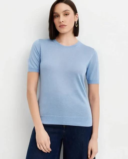 Sweter z krótkim rękawem LINFA25