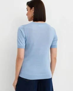 Sweter z krótkim rękawem LINFA25