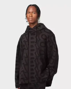 Szara bawełniana bluza The Monogram Oversize
