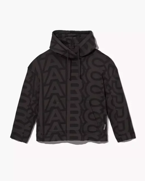 Szara bawełniana bluza The Monogram Oversize