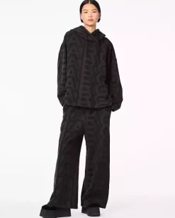 Szara bawełniana bluza The Monogram Oversize