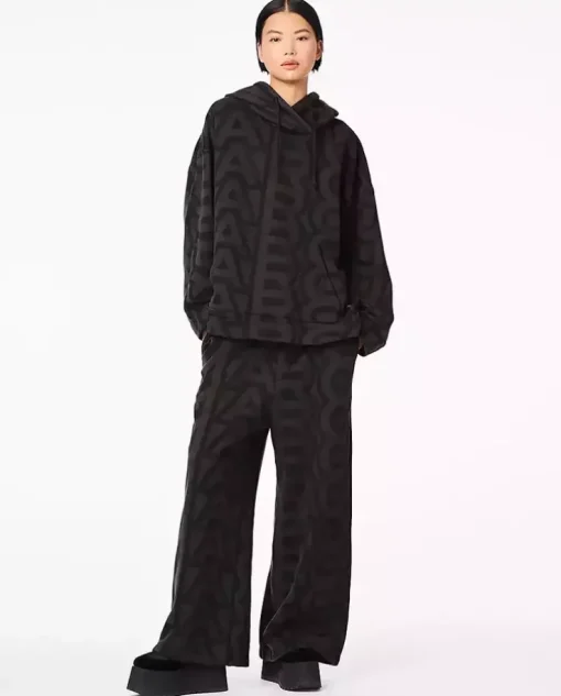Szara bawełniana bluza The Monogram Oversize