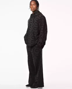 Szara bawełniana bluza The Monogram Oversize