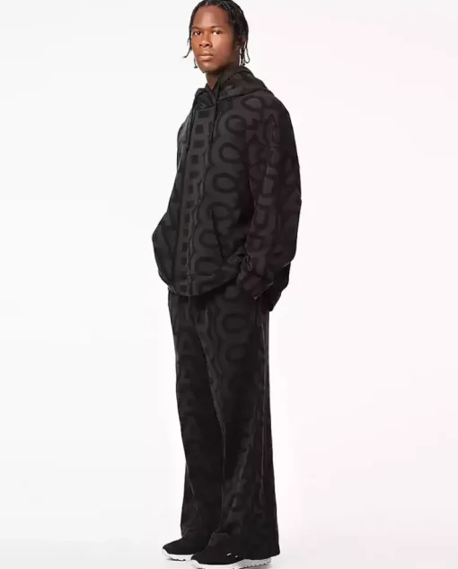 Szara bawełniana bluza The Monogram Oversize