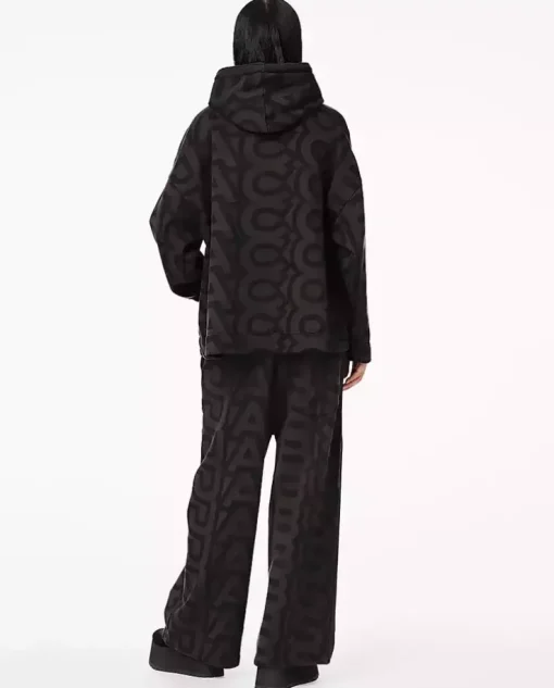 Szara bawełniana bluza The Monogram Oversize