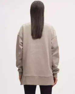 Szara bluza oversize z bawełny organicznej