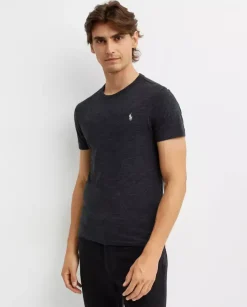 Szara koszulka Custom Slim Fit
