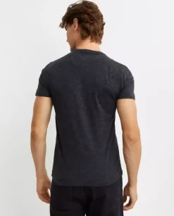 Szara koszulka Custom Slim Fit