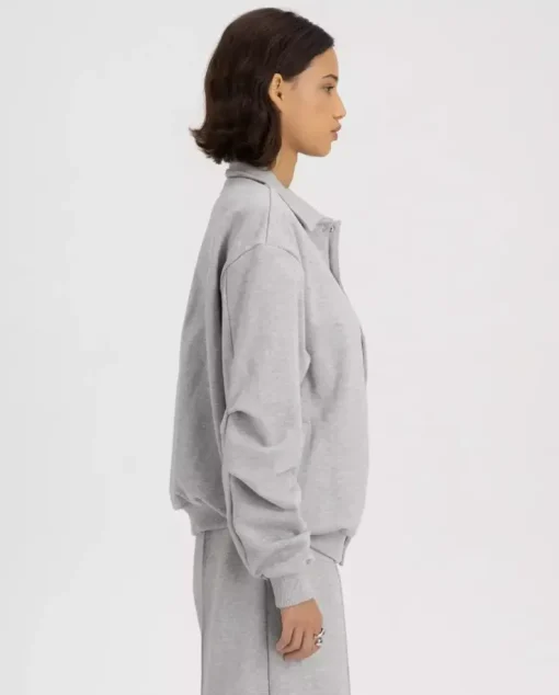 Szara kurtka bomber