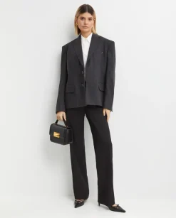 Szara marynarka oversize