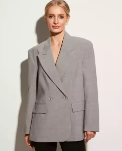 Szara marynarka oversize Rome