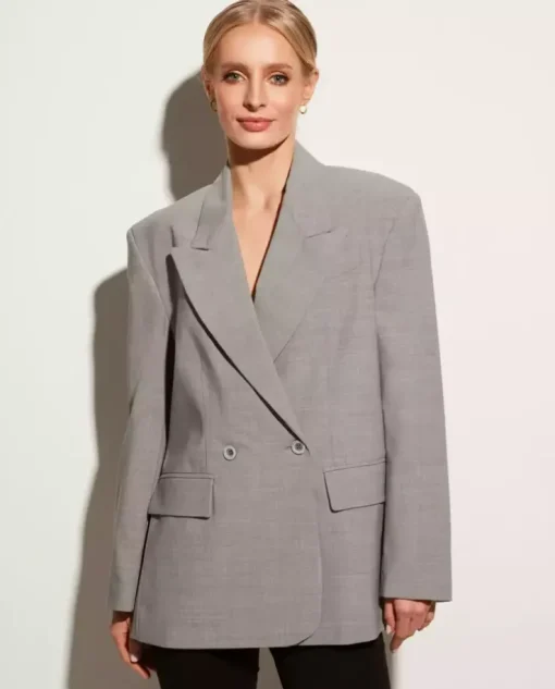 Szara marynarka oversize Rome