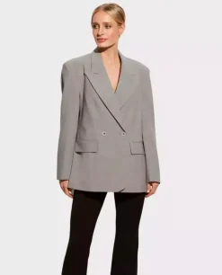 Szara marynarka oversize Rome