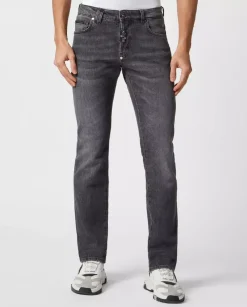 Szare jeansy Straight Supreme Comfort Fit