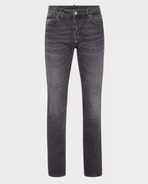 Szare jeansy Straight Supreme Comfort Fit