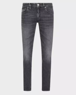 Szare jeansy Super Fit