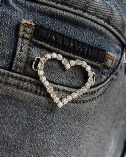Szare jegginsy Heart