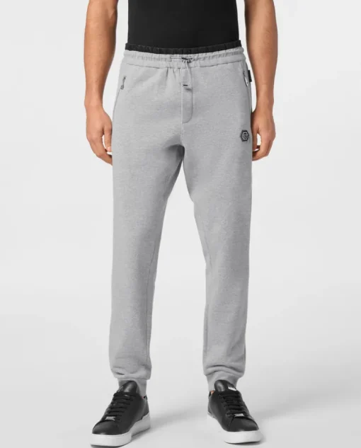 Szare joggersy sportowe