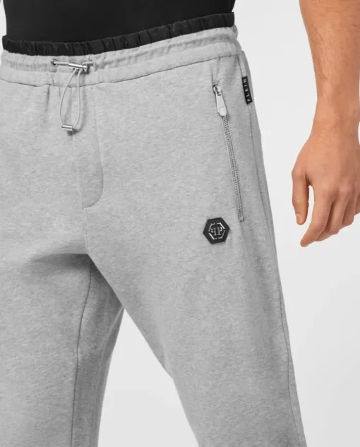 Szare joggersy sportowe
