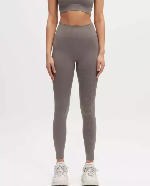 Szare legginsy seamless