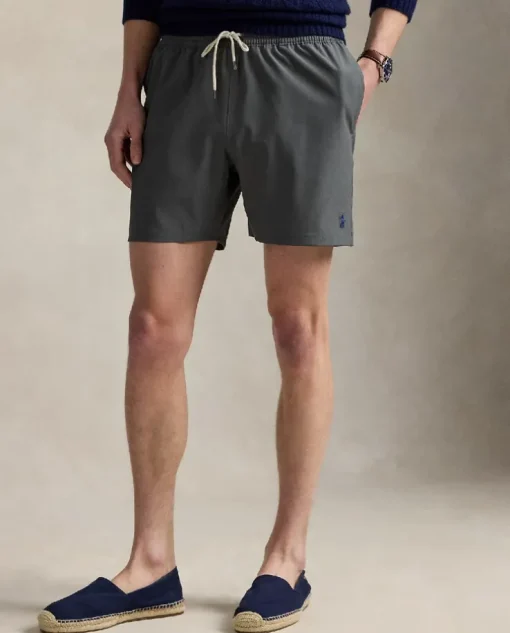 Szare spodenki kąpielowe Stretch Classic Fit