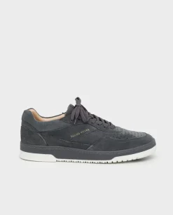 Szare zamszowe sneakersy Ace