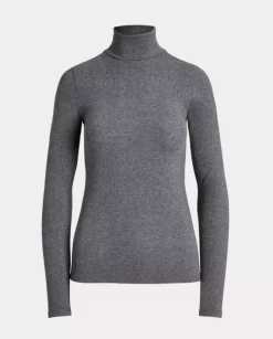 Szary golf Slim Fit z logo