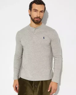 Szary longsleeve z logo