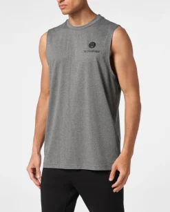 Szary tank top
