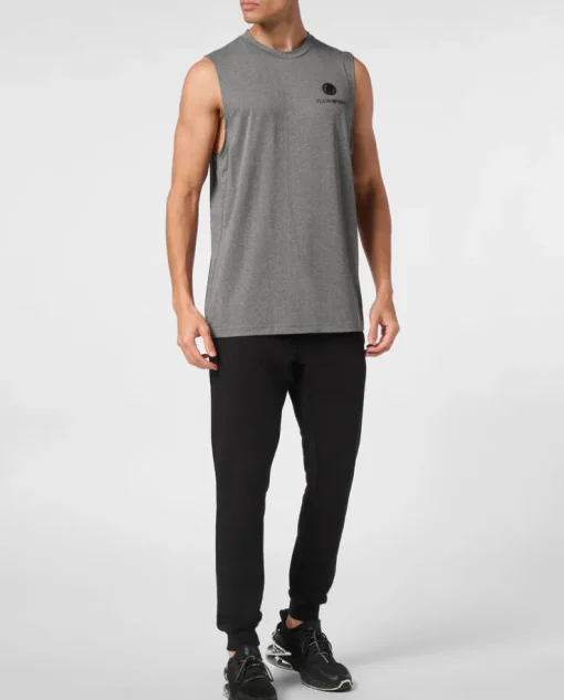 Szary tank top