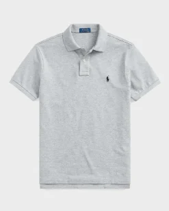 Szary t-shirt polo Classic Fit